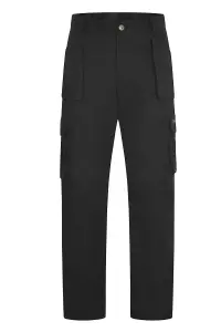 Uneek - Unisex Super Pro Trouser Regular - 65% Polyester - Black - Size 52