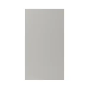 GoodHome Stevia Matt pewter grey Slab Tall wall Cabinet door (W)500mm (H)895mm (T)18mm