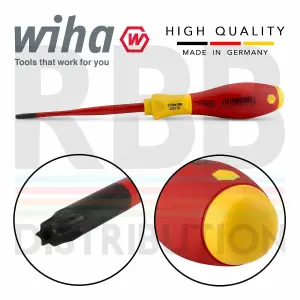 Wiha Torx Screwdriver T15H SlimFix Fit SoftFinish VDE Electrician Security 41142