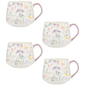 Price & Kensington Set of 4 Daisy Mug 425ml