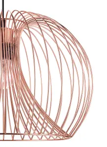 GoodHome Dharug Copper effect Pendant ceiling light, (Dia)380mm