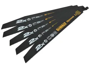 DEWALT - 2X Life General Purpose Reciprocating Blade 228mm x 10 TPI (Pack 5)