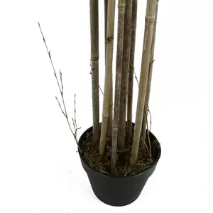 Artificial Bamboo Plants Trees Wood Trunk 180cm 6ft Realistic Natural Botanik