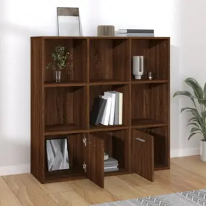 Arundhati Bookcase Oak / 98cm H x 98cm W x 30cm D