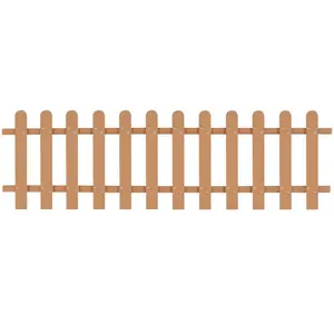 Ayia Grey Composite Fence Panels Brown / 60cm H x 200cm W