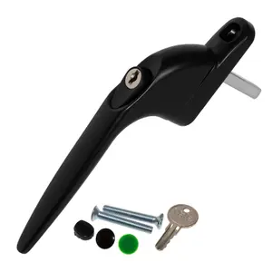 Yale Quartus Inline Window Handle - Black, 10mm