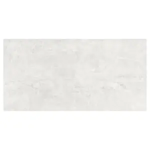 Glen Matt White Concrete Effect Porcelain Outdoor Tile - Pack of 16, 11.52m² - (L)600x(W)1200mm