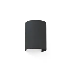 Luminosa Cotton Black Round Wall Light 200x 150x 120, E27