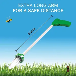 KEPLIN Spider Catcher, Bug Trap Catcher Extra Long with Handle, Safely Humanely Removes Spiders, Insects, Daddy Longlegs, Wasps,