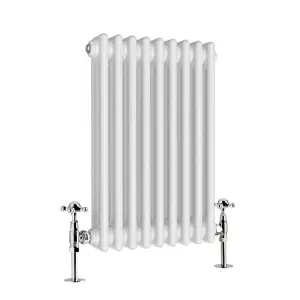 G-Rad White Triple Column Horizontal Radiator - (H) 600 x (W) 420mm