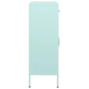 Berkfield Storage Cabinet Mint 80x35x101.5 cm Steel