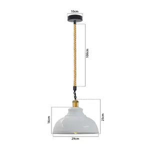 Manston 1 - Light Pendant White