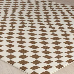 IRINA Skandi Checkered Area Rug 200 x 275 cm