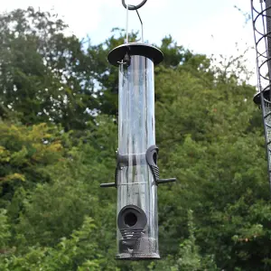 Metal Complete Bird Feeding Station with 4 Large Feeders