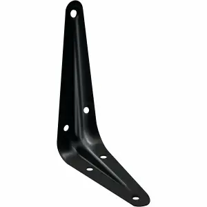 EAI - London Shelf Bracket - 100x75x29x1mm - Black - Pack of 10