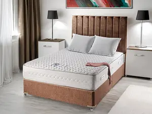 Sophia Briar-Rose Penelope 3000 Pocket Sprung Talalay Latex Bed Set 5FT King Continental- Wool Chestnut