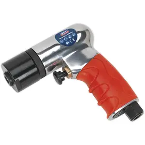 75mm Mini Air Polisher - Textured Grip - Lightweight Aluminium - Hook & Loop Pad