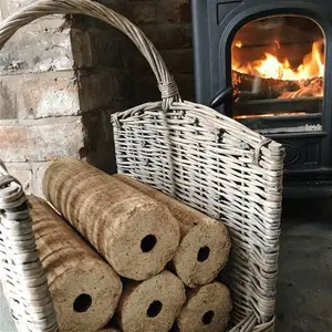 Hardwood Heat Logs - Hottest Burning Wood Fuel | Lekto Woodfuels 4 X 20Kg Mini Pack