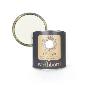 Earthborn Lifestyle White Clay, durable eco friendly emulsion paint, 5L