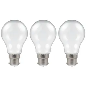 Crompton Lamps LED GLS 4.5W B22 Harlequin IP65 White Translucent (3 Pack)