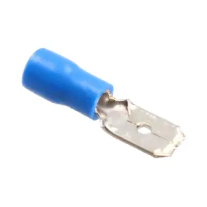 Male Blue Electrical Cable Wire Spade Terminals Crimps Connectors 50pc