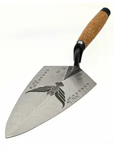 Crompton Bricklaying Trowel 11" Philadelphia Cork Handle (Personally Engraved)