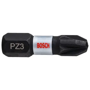 Bosch Professional Impact Screwdriver Bit - 25mm, 2xPZ3