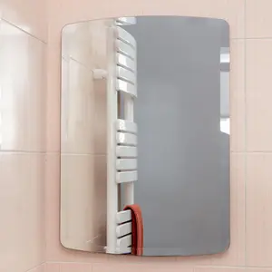 Julia Rectangular Bevelled Edge Frameless Mirror (H)80cm (W)60cm