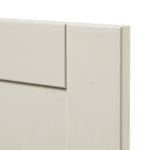 GoodHome Verbena Painted natural ash Matt cashmere Shaker Appliance Cabinet door (W)600mm (H)626mm (T)20mm