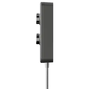 Gainsborough Slim Duo Piano Black Electric Shower, 8.5W