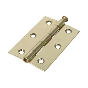 TIMCO Butt Hinges Loose Pin (1840) Steel Electro Brass - 90 x 60