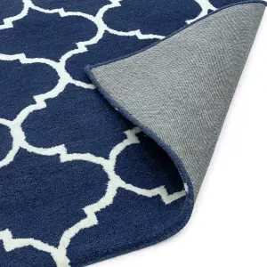 Blue Camel Luxurious Modern Geometric Handmade Rug For Living Room Bedroom & Dining Room-160cm X 230cm