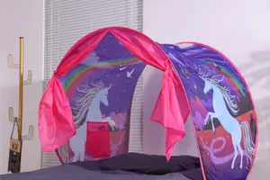 Children's pop up, over bed play tent - Unicorn