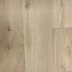 Brown Modern Wood Effect Anti-Slip Vinyl Flooring for Home, Shops, Offices, 2.9mm Thick Vinyl Sheet-6m(19'8") X 2m(6'6")-12m²