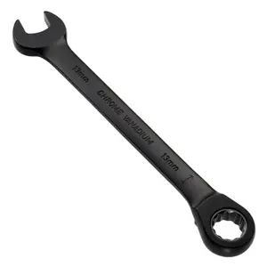 Draper Expert HI-TORQ  Metric Reversible Ratchet Combination Spanner, 13mm, Black 03903