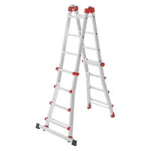 Hailo M80 Aluminium Multipurpose ladder - 4x4 Rungs