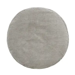 icon Frankie Corduroy Bean Bag Pouffe Grey Large Cord Footstools