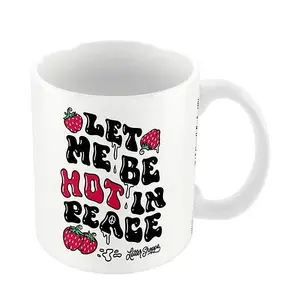 Letter Shoppe Let Me Be Hot In Peace Mug White (One Size)