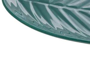 Maison by Premier Bali Dark Green Serving Plate