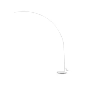 Ideal Lux Comet Integrated LED Arc Floor Lamp White 2850Lm 3000K