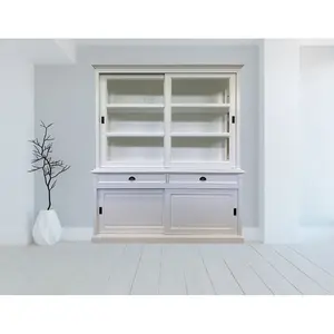 Jacksonport Display Cabinet White