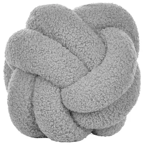 Throw Cushion MALNI Boucle 19 x 19 cm Solid Grey