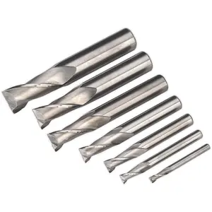 High-Quality 4 to 16mm HSS End Mill 2 Flute Set for Mini Drilling and Milling Machines