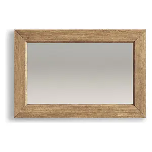 Roman Solid Oak Wall Mirror - Furniture 48