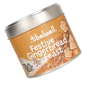 Hy Thelwell Collection Festive Gingerbread Feast Candle Brown (One Size)