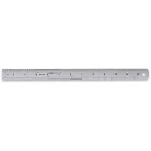 Axminster Professional Graduation Rule 64R 300mm/12" - Metric & Imperial