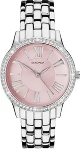 Sekonda Charlotte Ladies' Silver Ion Plated Bracelet Watch