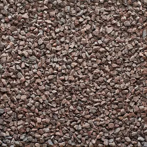 Ruby Red Bulk Bag 850 kg Chippings - 14-20 mm Red Granite Type Stone - L10 x W10 x H8 cm