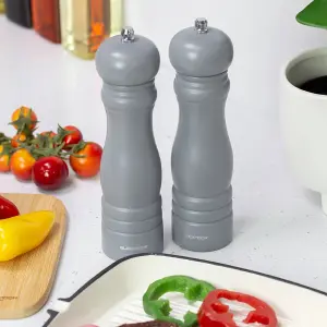 Blackmoor Manual Salt And Pepper Grinder Set, Grey Coloured