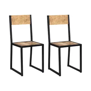 Kingwood Metal & Wood Dining Chair - Set Of 2